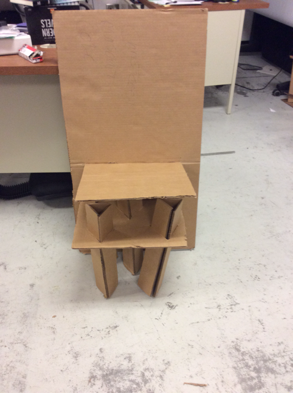 Cardboard Chair - WALNUT GROVE TSA